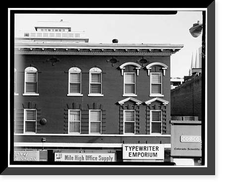 Vintage Building Photo - Denver, Colorado - Plymouth Place