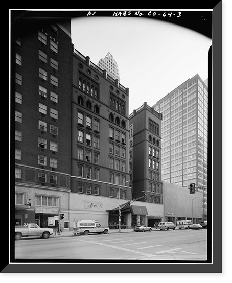 Hotel Metropole & Broadway Theater, 1756 Broadway Street, Denver, Denver County, CO - 3, Historic Print