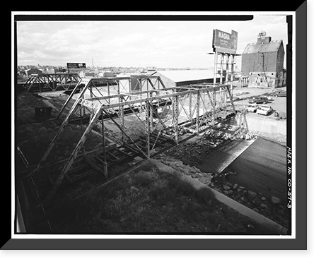 Delgany Street Railroad Bridge, Spanning Cherry Creek at Delgany Street, Denver, Denver County, CO - 3, Vintage Poster