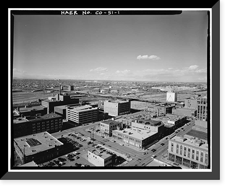 Twentieth Street Viaduct, Spans Platte River Valley between Thirty-third Ave, Denver, Denver County, CO, Historic Print