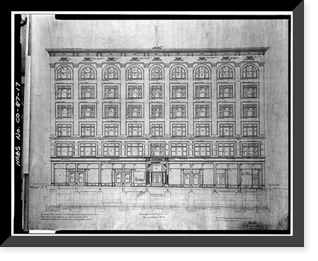 Empire Building, 430 Sixteenth Street, South Corner of Sixteenth St, Denver, Denver County, CO - 17, Vintage Poster