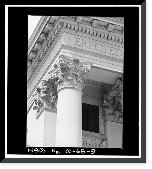 City & County Building, Civic Center, Denver, Denver County, CO - 9, Antique Print