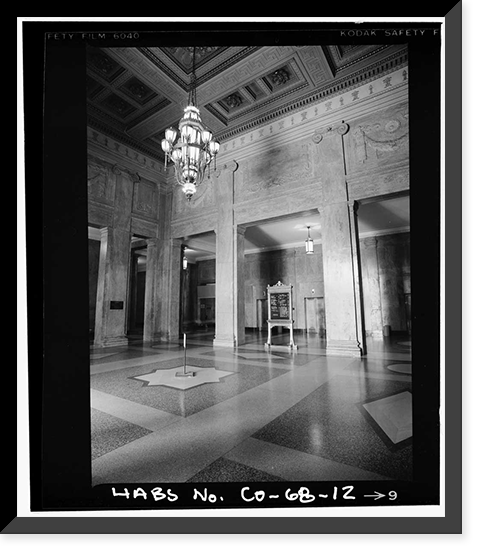 City & County Building, Civic Center, Denver, Denver County, CO - 12, Vintage Wall Art