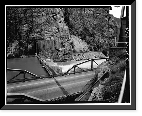Shoshone Hydroelectric Plant Complex, 60111 U.S. Highway 6, Glenwood Springs, Garfield County, CO - 13, Historic Reproduction