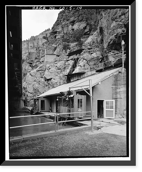 Shoshone Hydroelectric Plant Complex, 60111 U.S. Highway 6, Glenwood Springs, Garfield County, CO - 14, Antique Wall Art