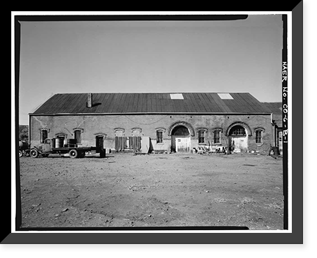 Trinidad Foundry & Machine Company, Pattern Shop, Goddard Avenue, Trinidad, Las Animas County, CO, Vintage Print