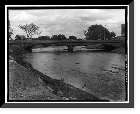 Commercial Street Bridge, Spanning Purgatoire River on Commercial Street, Trinidad, Las Animas County, CO - 3, Antique Wall Art