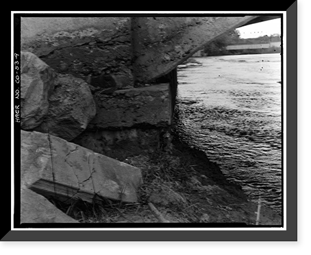 Commercial Street Bridge, Spanning Purgatoire River on Commercial Street, Trinidad, Las Animas County, CO - 9, Antique Poster