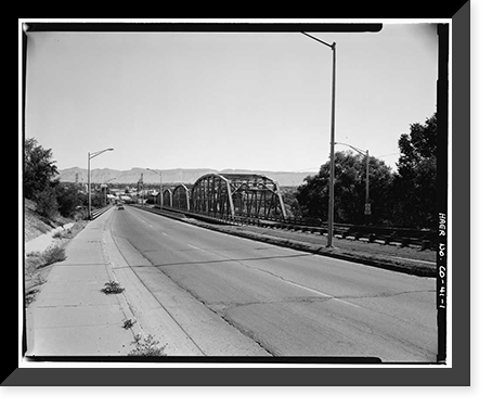 Fifth Street Bridge, U.S. 50 at Colorado River, Grand Junction, Mesa County, CO, Antique Wall Art