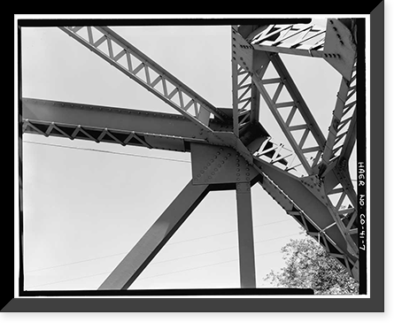 Fifth Street Bridge, U.S. 50 at Colorado River, Grand Junction, Mesa County, CO - 7 Classic, Vintage Poster