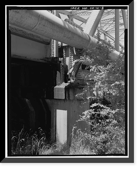 Fifth Street Bridge, U.S. 50 at Colorado River, Grand Junction, Mesa County, CO - 8, Historic Print