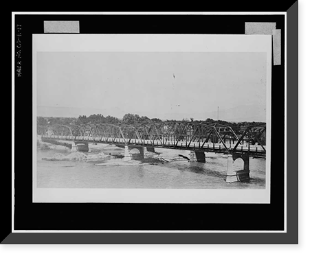 Fifth Street Bridge, U.S. 50 at Colorado River, Grand Junction, Mesa County, CO - 17, Vintage Poster
