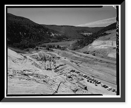 Montezuma Valley Irrigation Company System, McPhee Dam Site, Dolores vicinity, Montezuma County, CO - 5, Antique Wall Art