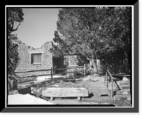 Historic Framed Print, Spruce Tree Terrace, Chapin Mesa, Mesa Verde National Park, Montezuma County, CO - 2,  17-7/8" x 21-7/8"