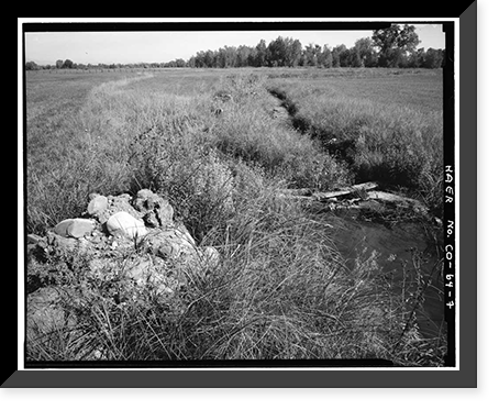 Howard Ditch, East Boulder Community Park, Boulder, Boulder County, CO - 7 Classic, Vintage Wall Art
