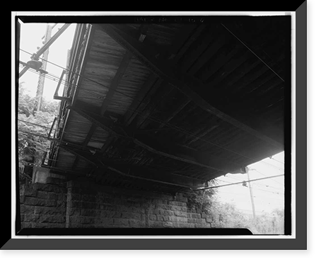 Grasmere Avenue Bridge, Spanning Railroad at Grasmere Avenue, Fairfield, Fairfield County, CT - 6, Historic Reproduction