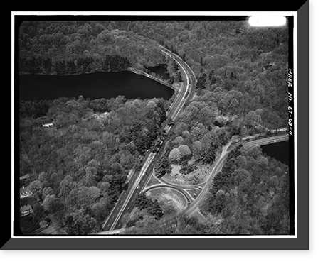 Merritt Parkway, Beginning in Greenwich & running 38 miles to Strat, Greenwich, Fairfield County, CT - 11, Historic Print