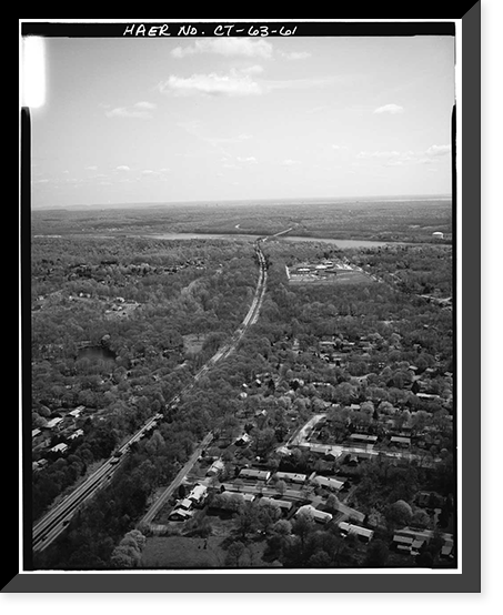 Merritt Parkway, Beginning in Greenwich & running 38 miles to Strat, Greenwich, Fairfield County, CT - 61, Historic Print