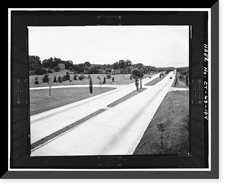 Merritt Parkway, Beginning in Greenwich & running 38 miles to Strat, Greenwich, Fairfield County, CT - 104, Historic Print