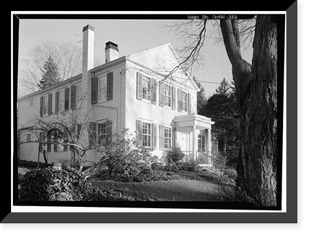 Barnabas Sturges House, 534 Harbor Road, Southport, Fairfield County, CT Classic, Vintage Poster