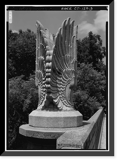 Merritt Parkway, James Farm Road Bridge, Spanning Merritt Parkway, Stratford, Fairfield County, CT - 3 Classic, Antique Poster