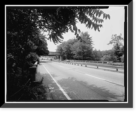 Merritt Parkway, Pequonnock River Bridge, Spanning Pequonnock River, Trumbull, Fairfield County, CT - 4, Historic Reproduction