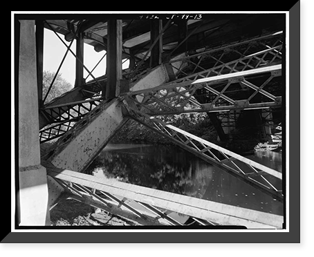 Merritt Parkway, Saugatuck River Bridge, Spanning Saugatuck River, Westport, Fairfield County, CT - 13, Vintage Print