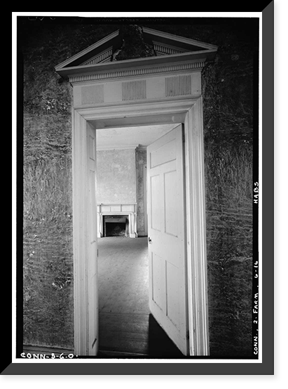Major General Solomon Cowles House, Main Street, Farmington, Hartford County, CT - 16 Classic, Vintage Print
