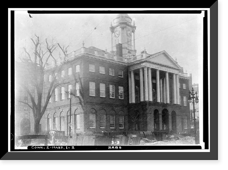 Old State House, Main Street & Central Row, Hartford, Hartford County, CT - 2 Classic, Vintage Wall Art