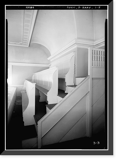Old State House, Main Street & Central Row, Hartford, Hartford County, CT - 5, Vintage Wall Art