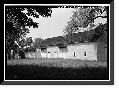 Burbank-Hatheway Barns & Carriage House, Main Street, Suffield, Hartford County, CT, Vintage Wall Art