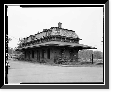 Hartford & New Haven Railroad, Depot, 35 Central Street, Windsor, Hartford County, CT - 3, Historic Reproduction