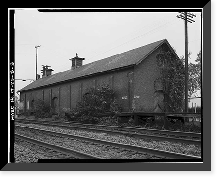 Hartford & New Haven Railroad, Freight Depot, 40 Central Street, Windsor, Hartford County, CT - 3, Antique Poster