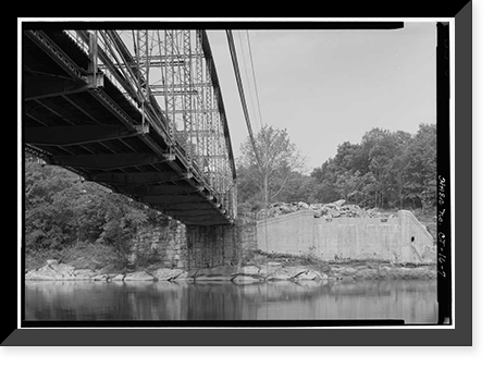Boardman's Lenticular Bridge, Spanning Housatonic River on Boardman's Road, New Milford, Litchfield County, CT - 7 Classic, Antique Print