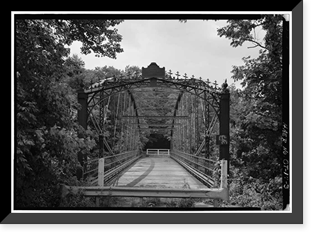 Lover's Leap Lenticular Bridge, Spanning Housatonic River on Pumpkin Hill Road, New Milford, Litchfield County, CT - 3, Vintage Wall Art