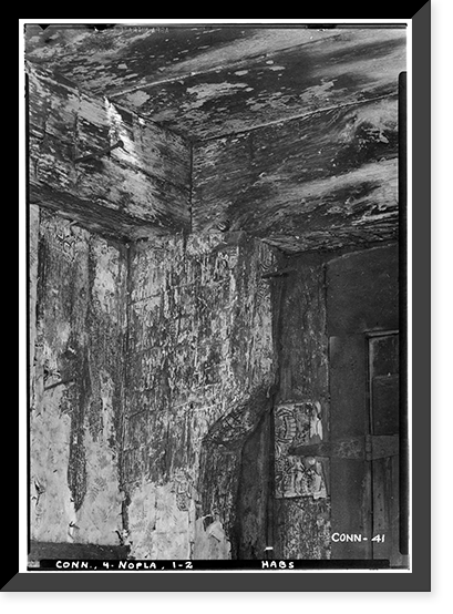 Nathaniel Baker House, North Plain, Middlesex County, CT - 2, Historic Print