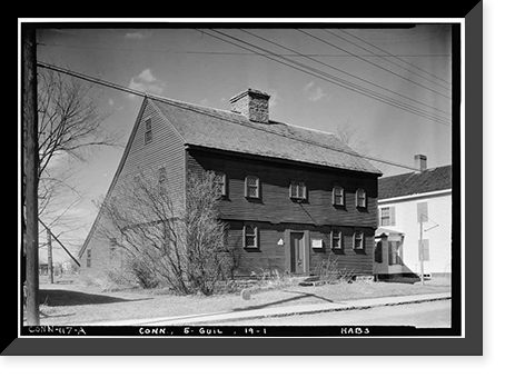 Hyland-Fiske-Wildman House, Boston Street, New Haven, New Haven County, CT, Antique Wall Art