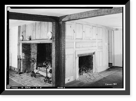 Moses Ford House, 152 Waite Street, Hamden, New Haven County, CT - 4, Vintage Print
