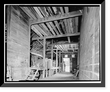 Historic Framed Print, Eli Whitney Armory, Barn, Whitney Avenue, Hamden, New Haven County, CT - 6,  17-7/8" x 21-7/8"