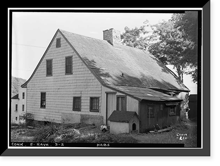 Joseph Hotchkiss House, North High Street, East Haven, New Haven County, CT - 2, Vintage Wall Art