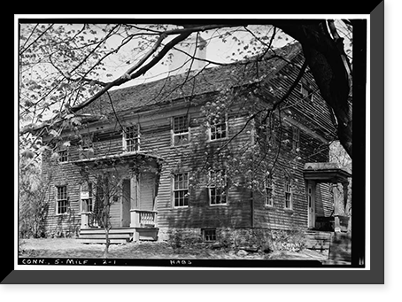 Colonel Stephen Ford House, West Main Street, Milford, New Haven County, CT, Vintage Poster