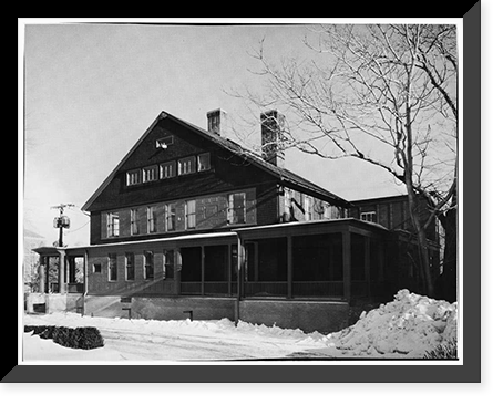 Atwater-Ciampolini House, 321 Whitney Avenue, New Haven, New Haven County, CT - 3, Vintage Poster