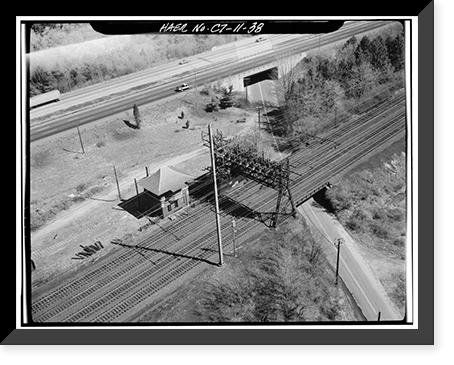 Northeast Railroad Corridor, Amtrak Route between New York/Connecticut & Connec, New Haven, New Haven County, CT - 38, Antique Wall Art