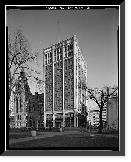Powell Building, 155-157 Church Street, New Haven, New Haven County, CT - 2, Antique Print