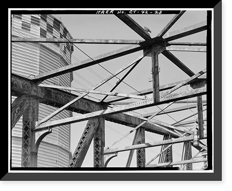 Chapel Street Swing Bridge, Spanning Mill River on Chapel Street, New Haven, New Haven County, CT - 23 Classic, Historic Reproduction