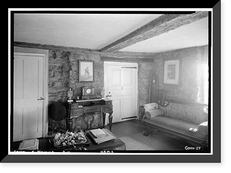 John Morris House, Lighthouse Road & Morris Avenue, New Haven, New Haven County, CT - 4 Classic, Historic Print