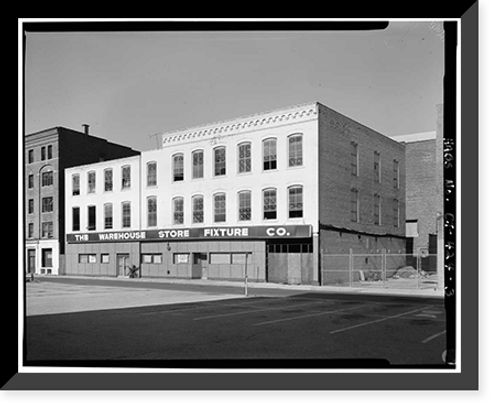 Historic Framed Print, 16-32 Spring Street (Commercial Building), Waterbury, New Haven County, CT - 3,  17-7/8" x 21-7/8"