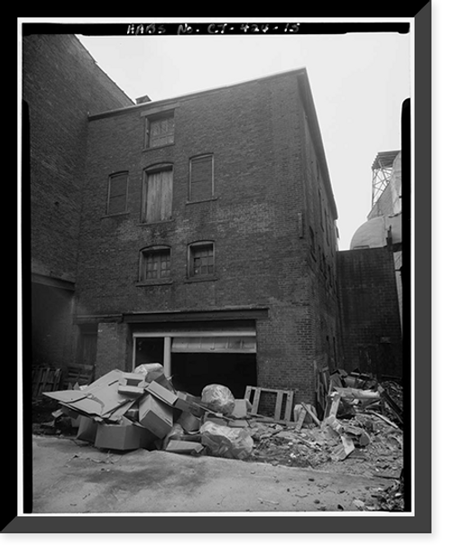 Historic Framed Print, 16-32 Spring Street (Commercial Building), Waterbury, New Haven County, CT - 15,  17-7/8" x 21-7/8"