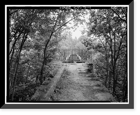 Double Intersection Warren Truss Bridge, Spanning Blackledge River, Colchester, New London County, CT, Vintage Poster