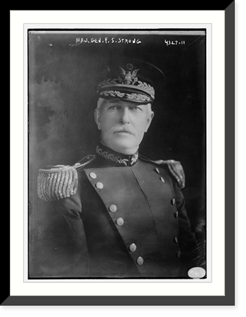 Historic Framed Print, Maj. Gen. F.S. Strong,  17-7/8" x 21-7/8"